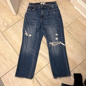 Abercrombie and fitch ankle straight ultra high rise 28/6 short